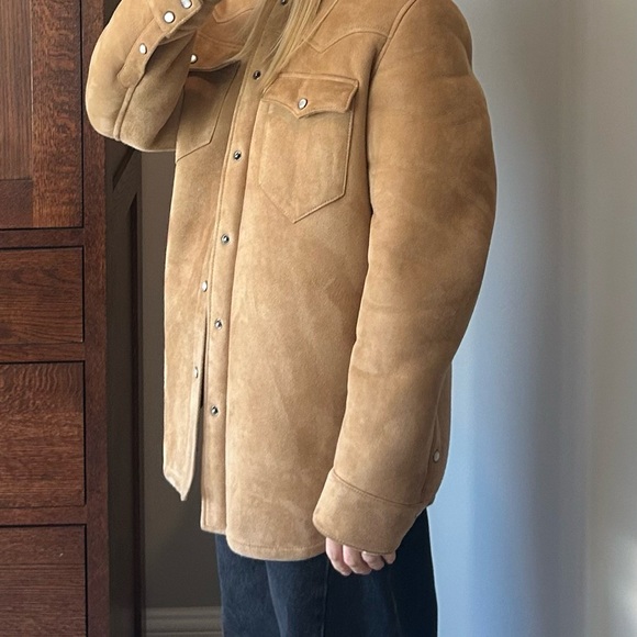 Fortela shearling suede jacket - Picture 3 of 10